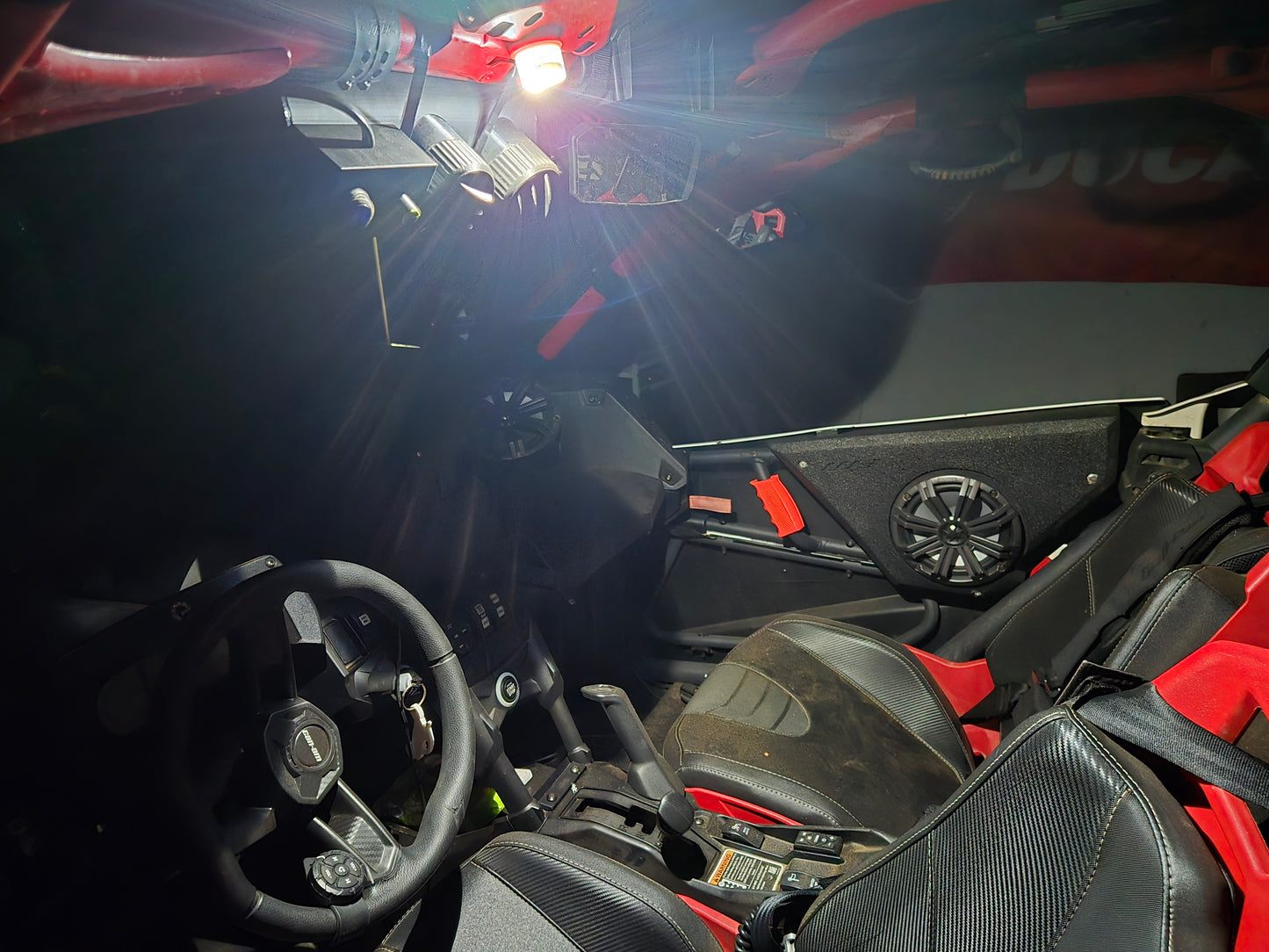 Magnetic Waterproof White LED Puck Lights (2-Pack)