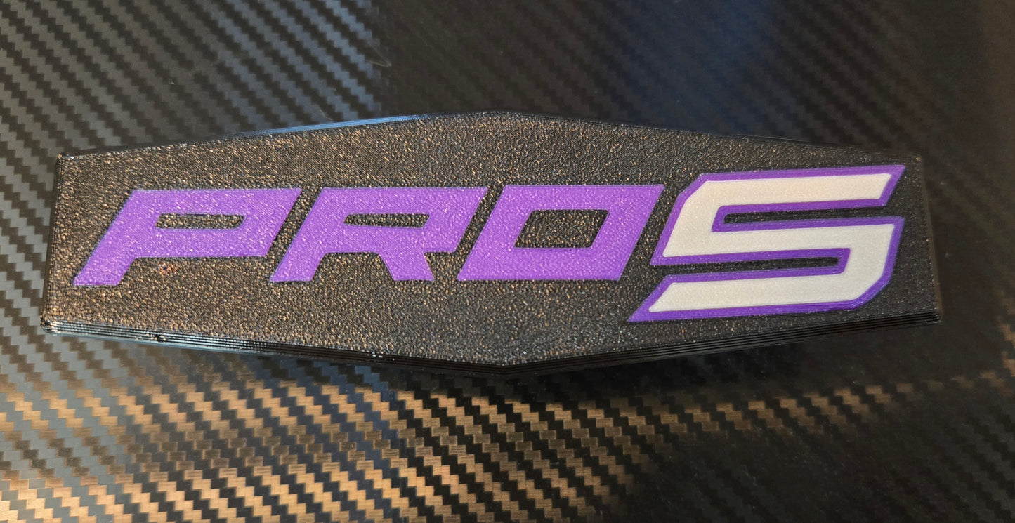 3D-Printed TPU Pro S Grill Badge – 2025 Polaris RZR Pro S