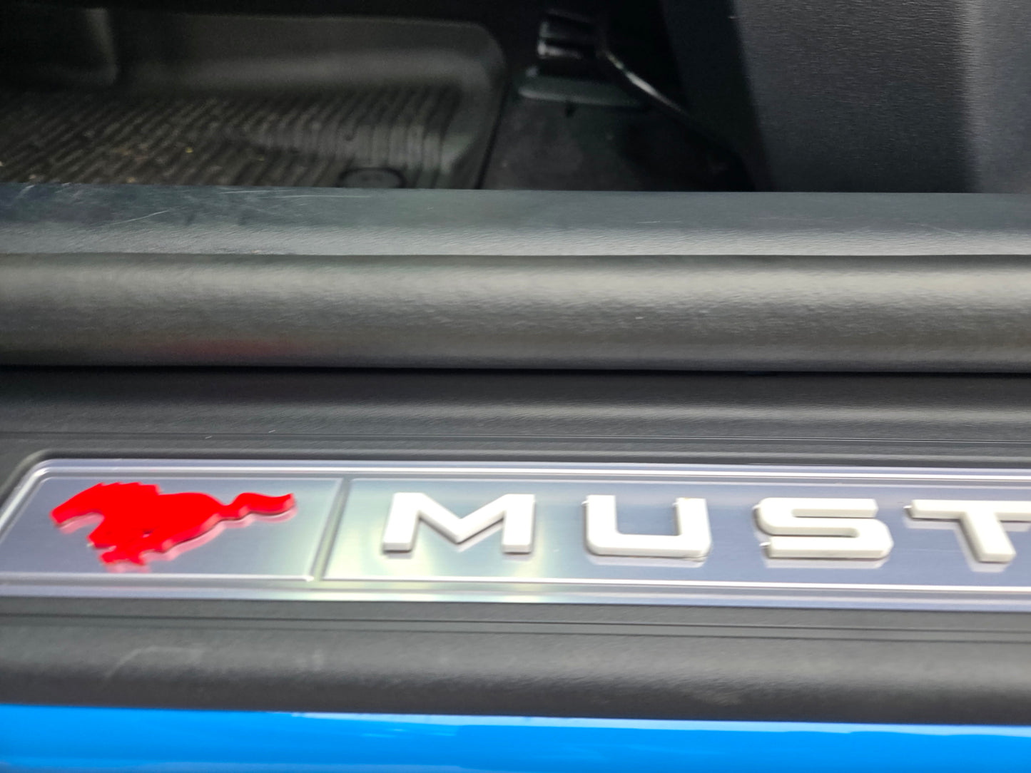 2024+ Ford Mustang Door Sill Pony and Mustang Letters