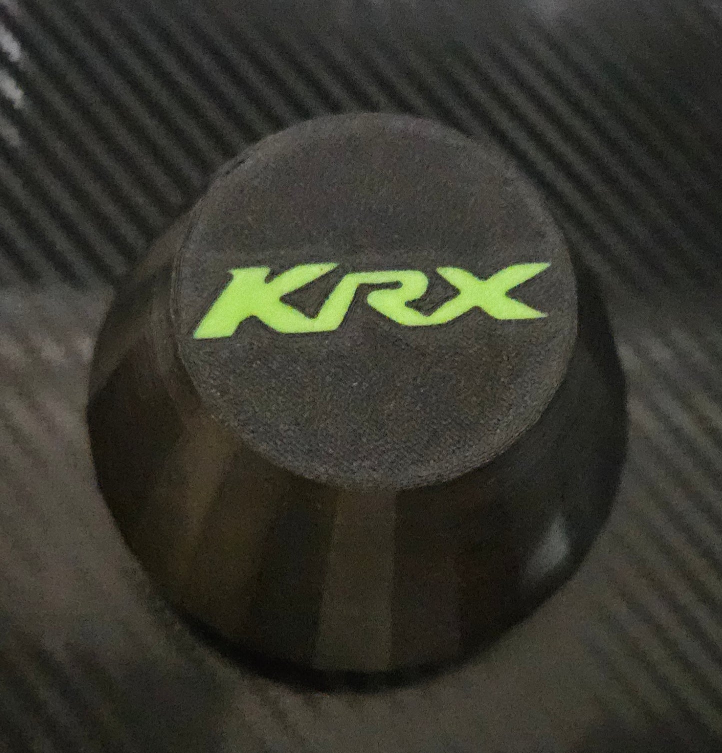 KRX1000 oem wheels center caps set of 4 Black caps with customizable Bigfoot logo color