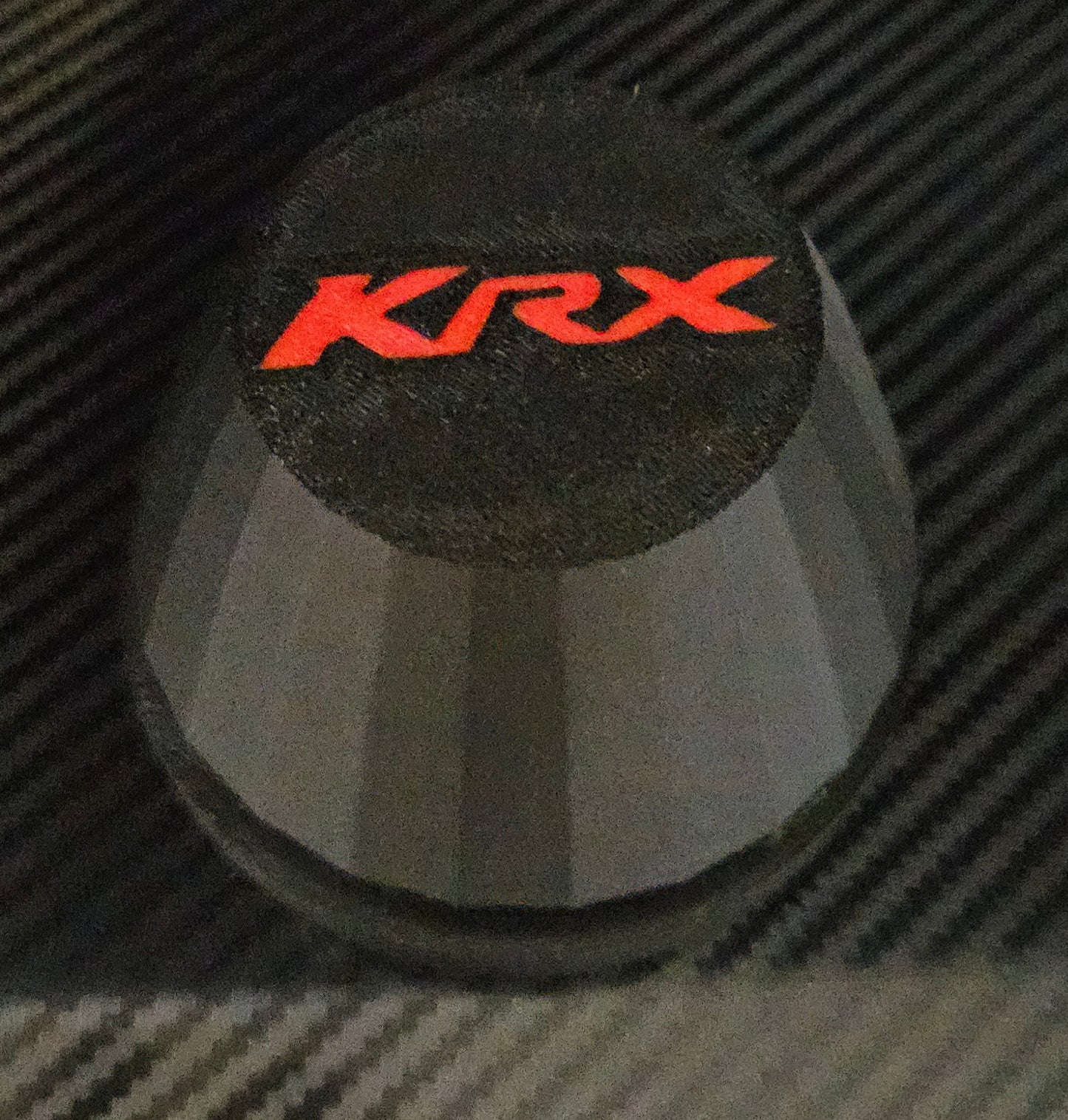 KRX1000 oem wheels center caps set of 4 Black caps with customizable Bigfoot logo color