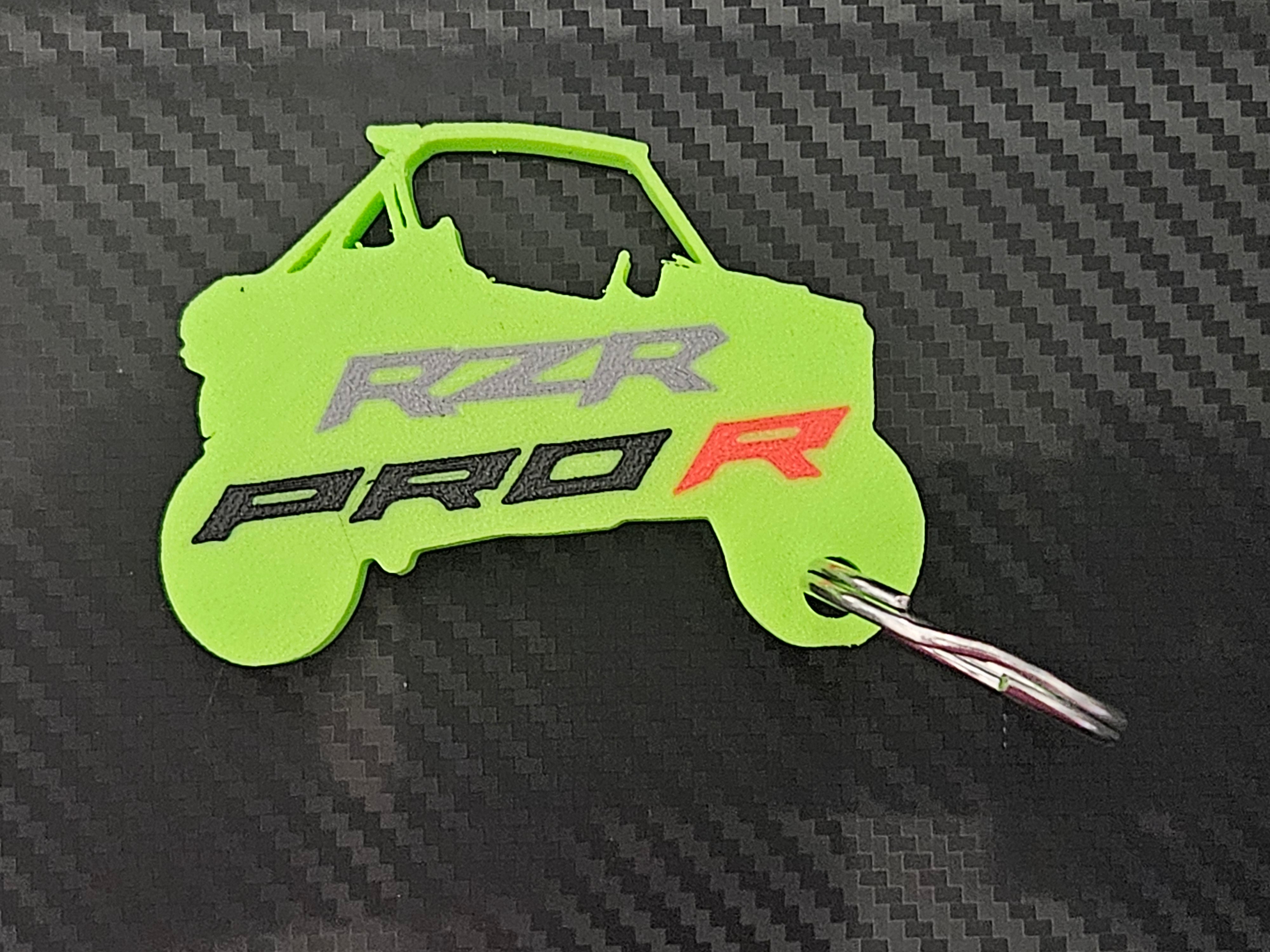 Green RZR Pro R Keychain – 3D Workshop