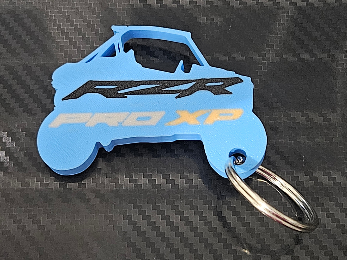 Light Blue RZR Pro XP Keychain