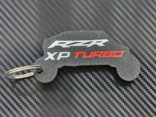 Black RZR XP Turbo 4 Keychain