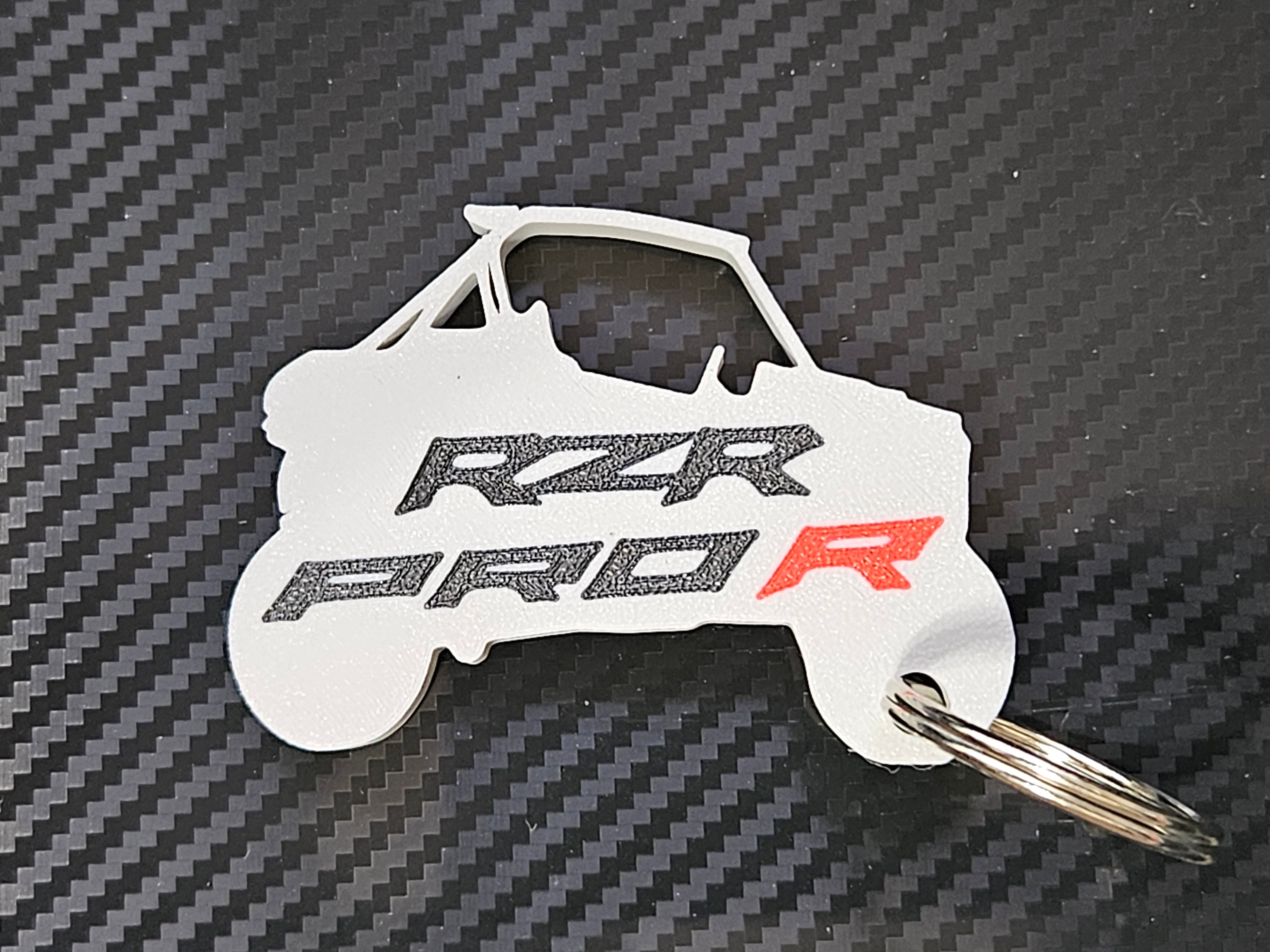 Grey RZR Pro R Keychain – 3D Workshop