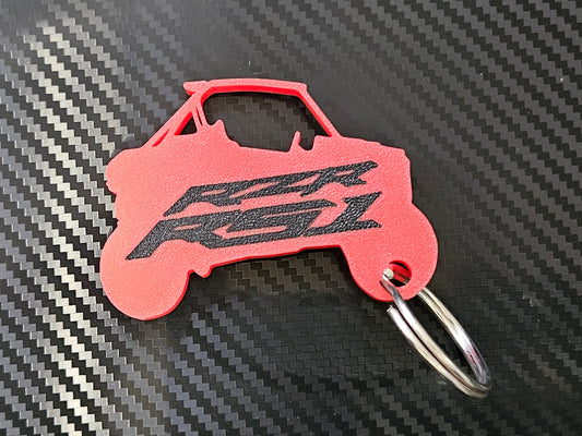 Red RZR RS1 Keychain