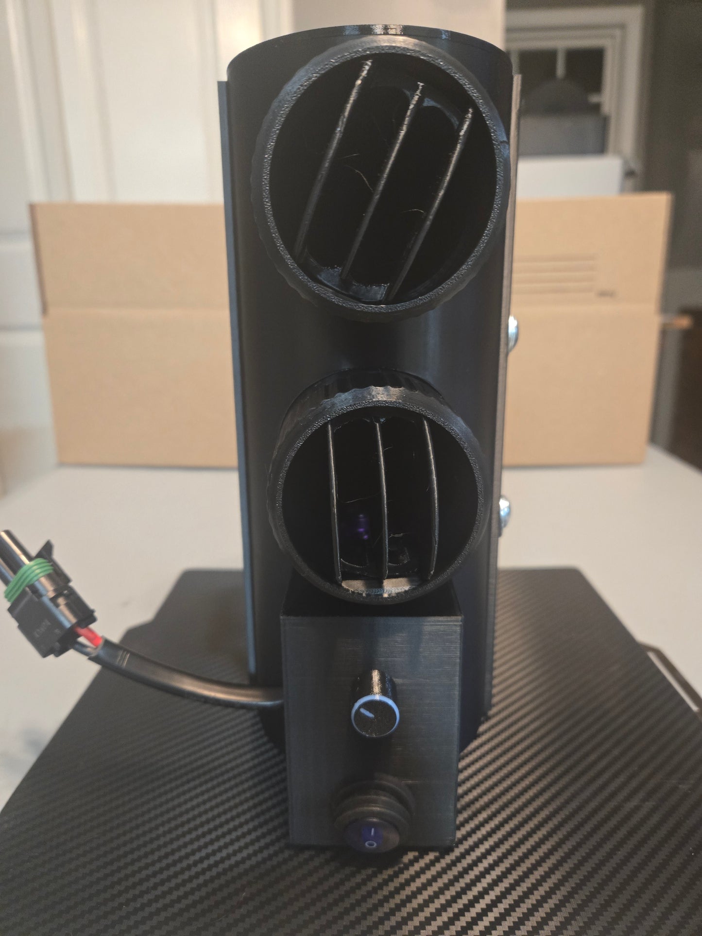 Jetfan-Choose correct tubing size for mounting below
