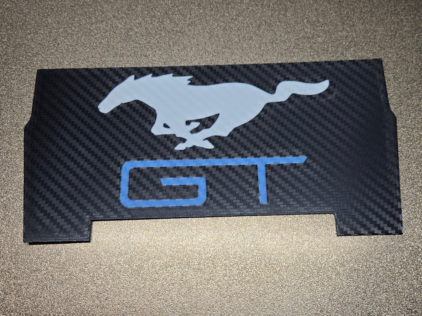 Ford 2024+ Dash Cubby Pad for Wireless Charger- Mustang and GT Logo