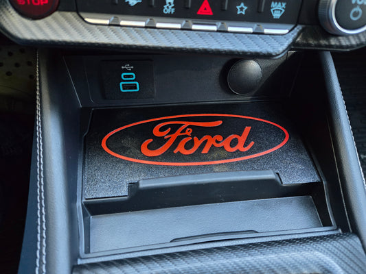 Ford 2024+ Dash Cubby Pad for Wireless Charger- FORD Logo
