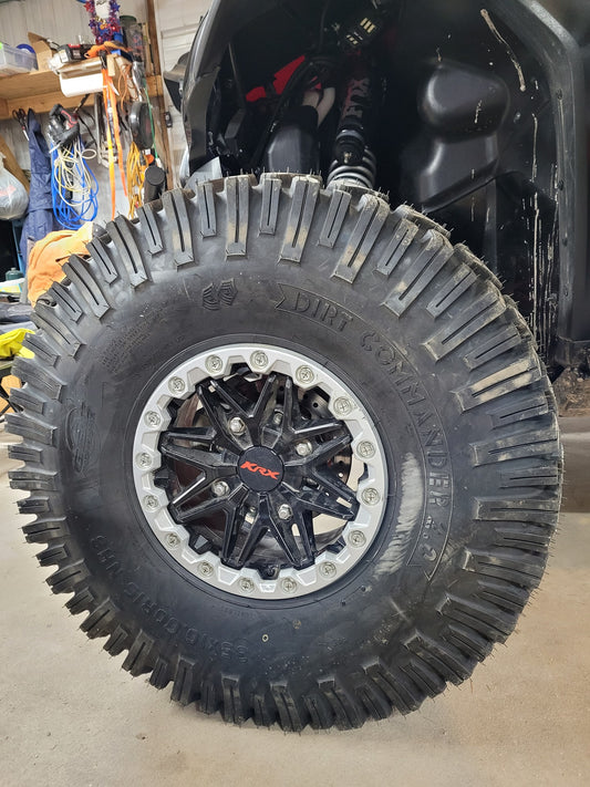 Low-Profile Center Caps for KRX1000 OEM Wheels customizable KRX logo color (Perfect for Wheel Spacers)
