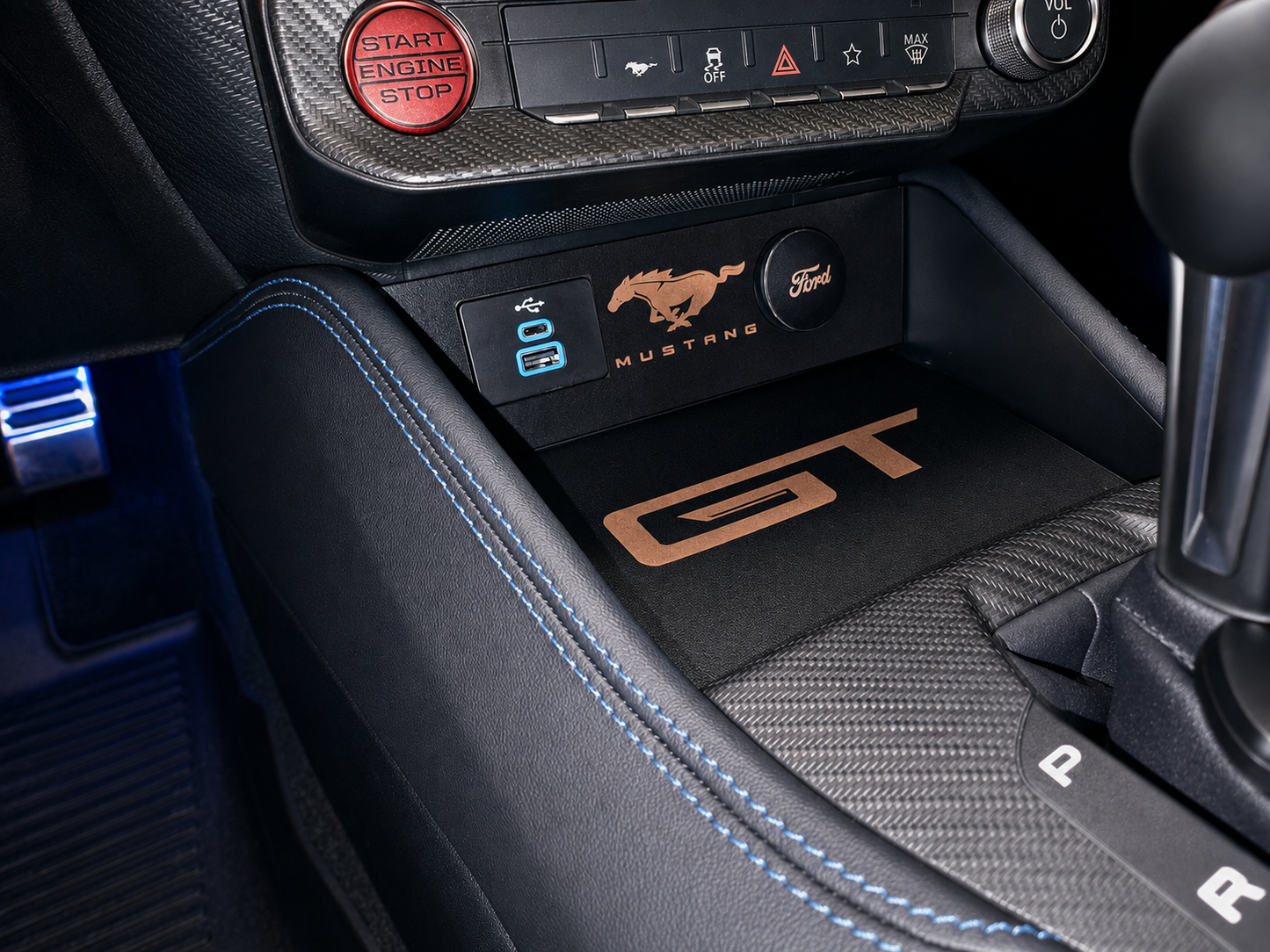 Genuine San Paulo Leather Interior Set S650 Mustang- GT Theme