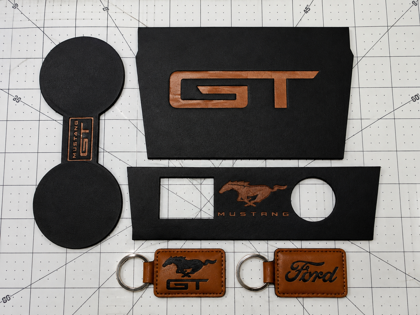 Genuine San Paulo Leather Interior Set S650 Mustang- GT Theme