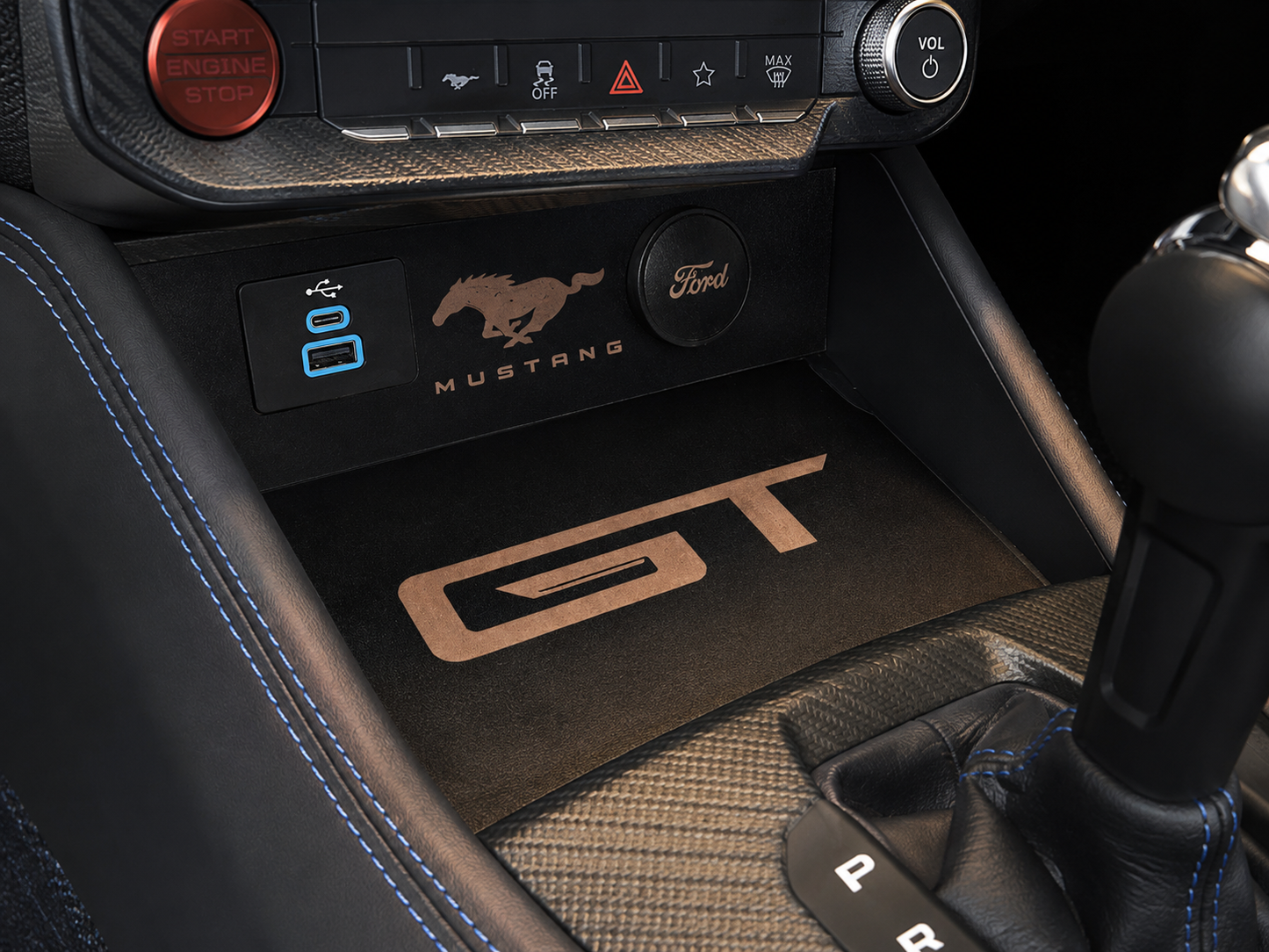 Genuine San Paulo Leather Interior Set S650 Mustang- GT Theme