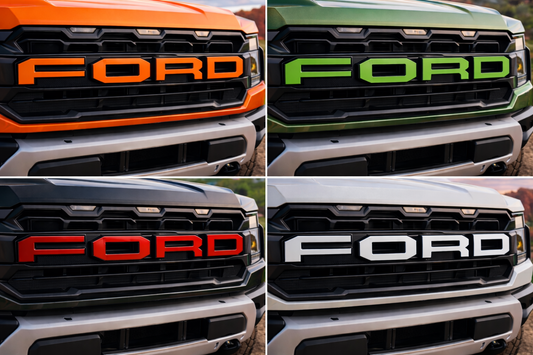 Laser-Cut Acrylic “FORD” Letters for GRILL  2021+ Ford F-150 Raptor