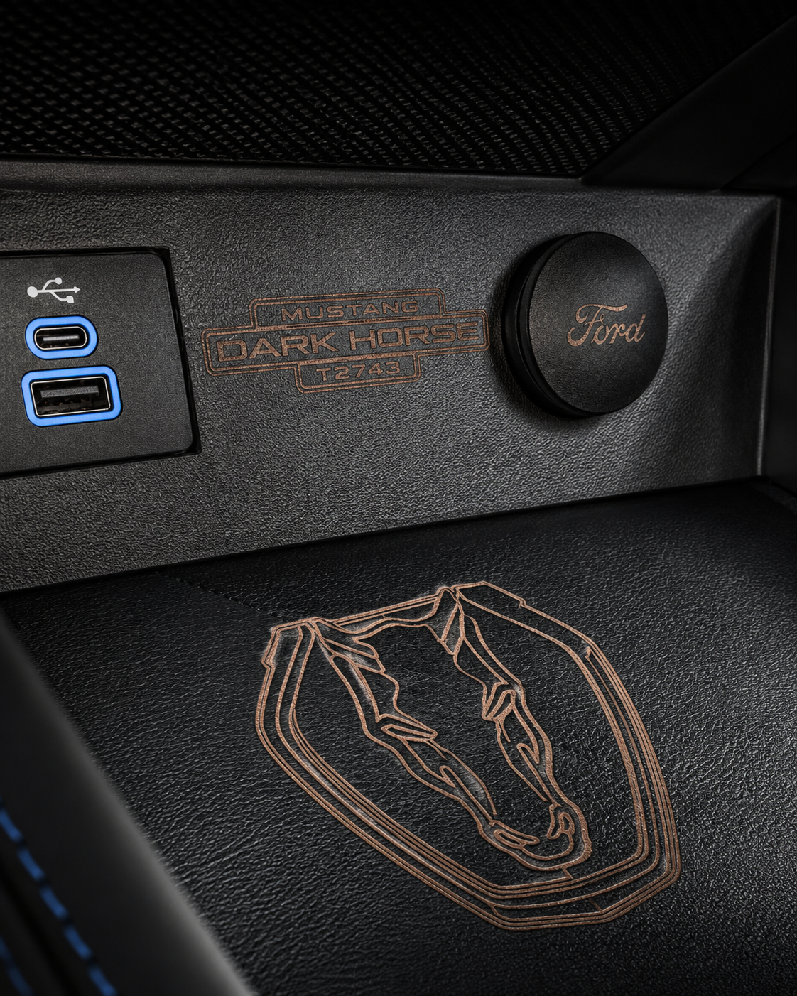 Genuine San Paulo Leather Dark Horse Interior Set