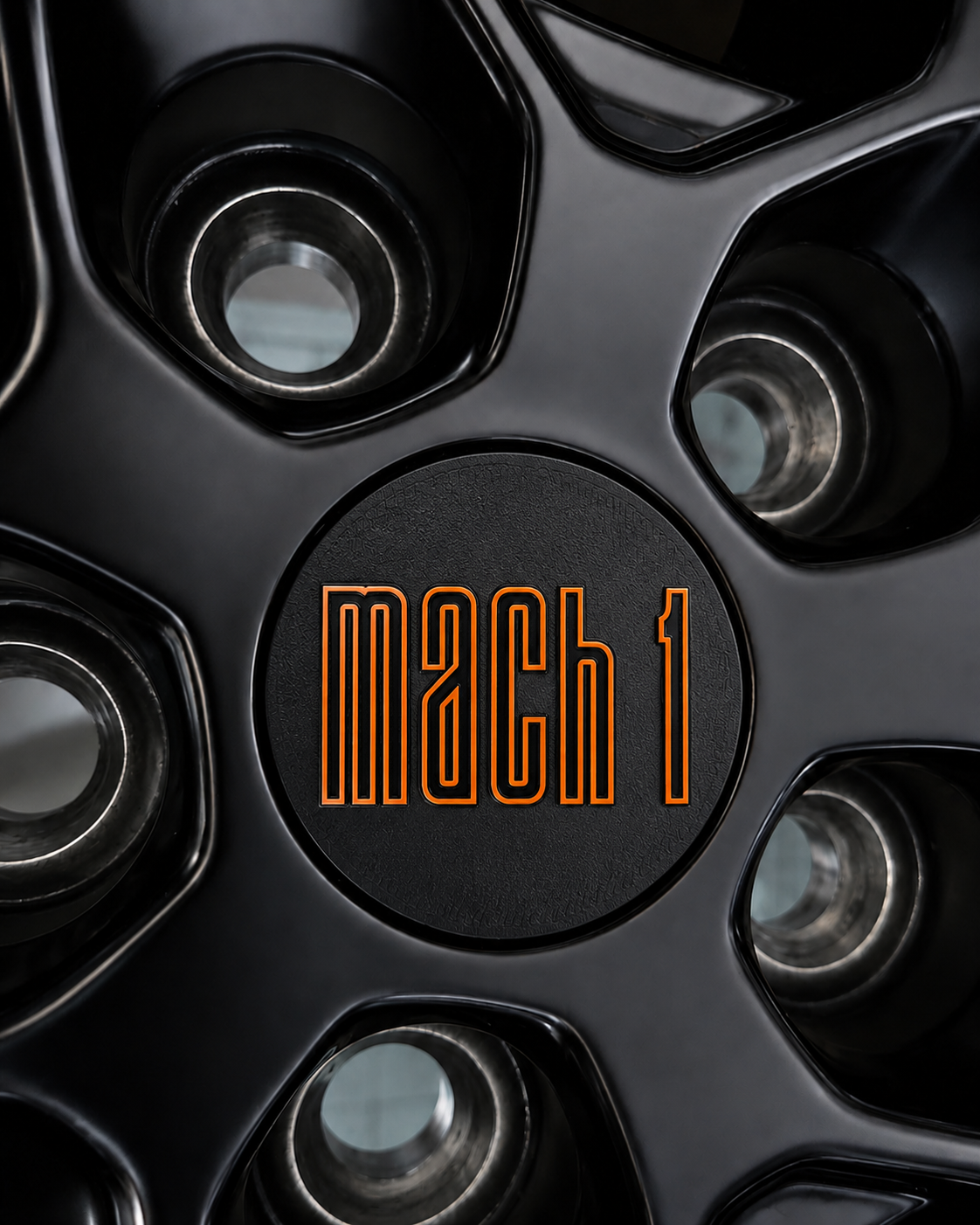 Mustang OEM Wheel Center Caps – Set of 4 Mach 1 logo