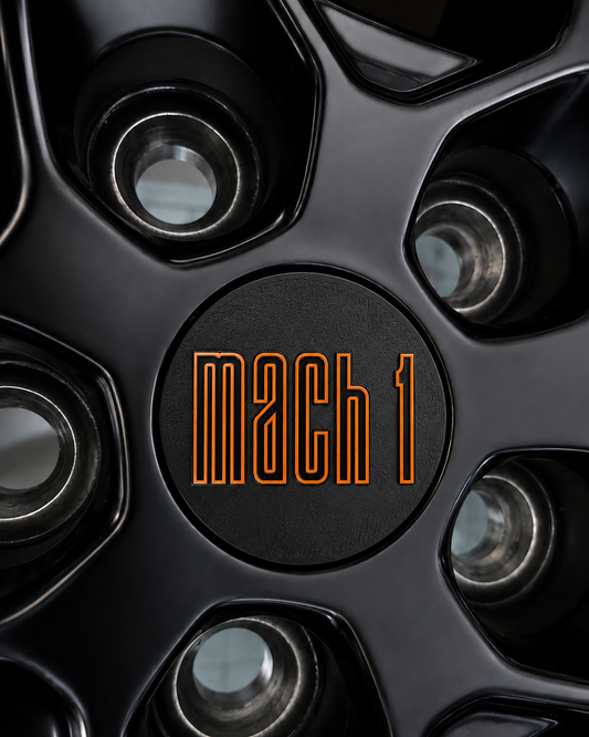 Mustang OEM Wheel Center Caps – Set of 4 Mach 1 logo