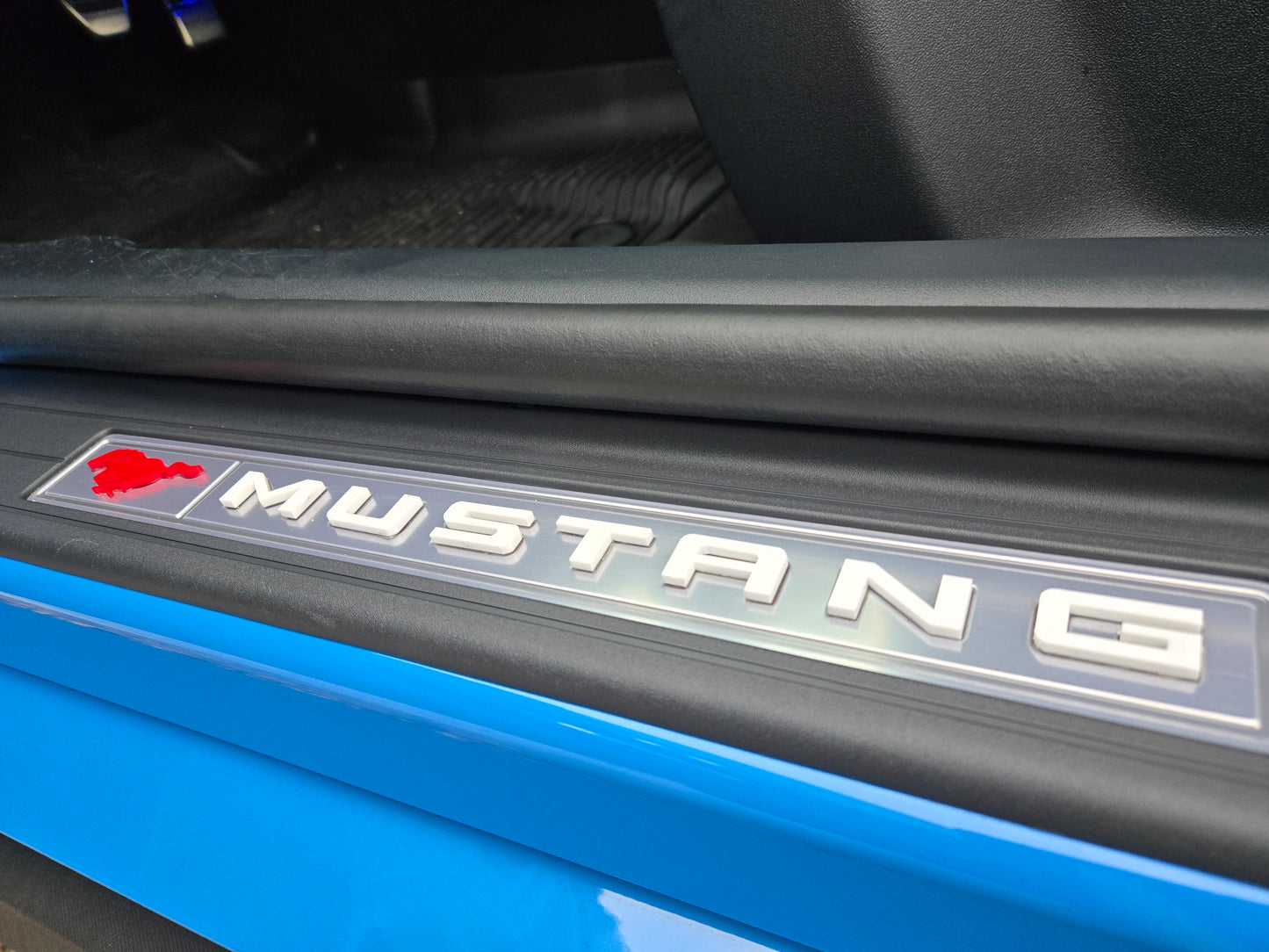 2024+ Ford Mustang Door Sill Pony and Mustang Letters