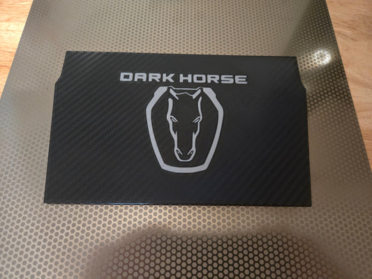 Ford 2024+ Dash Cubby Pad - Dark horse Logo