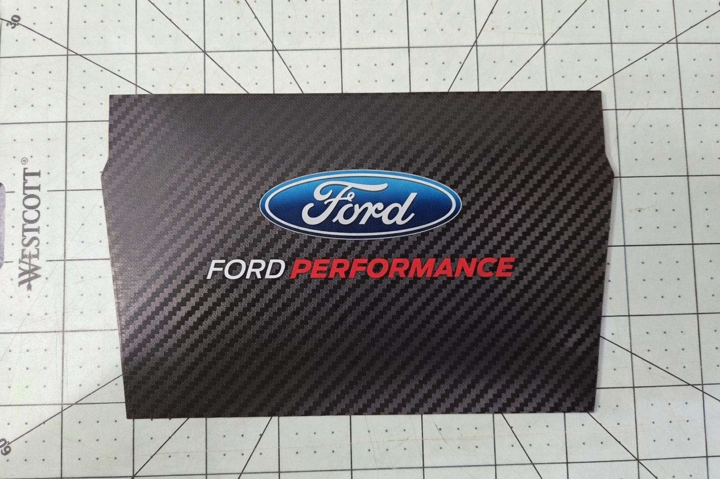 Ford 2024+ Dash Cubby Pad - Ford Performance Logo