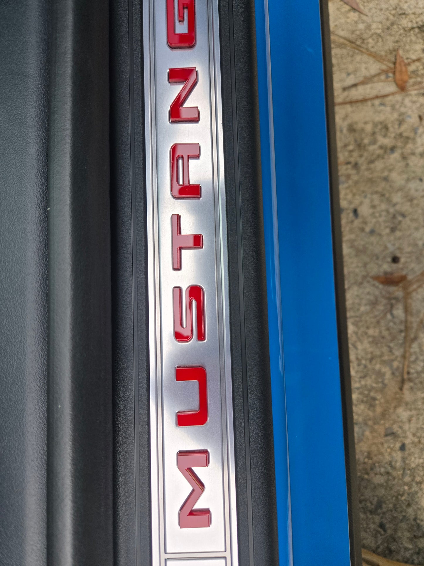 2024+ Ford Mustang Door Sill Pony and Mustang Letters
