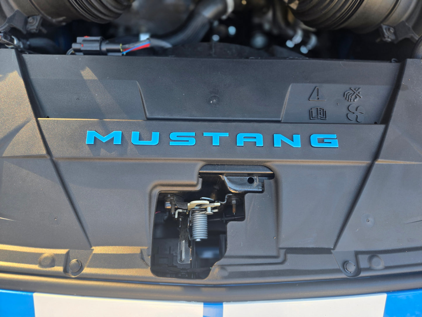 2024+ Ford Mustang Fan Shroud Acrylic Lettering – Custom Color | Premium 1/8" Acrylic