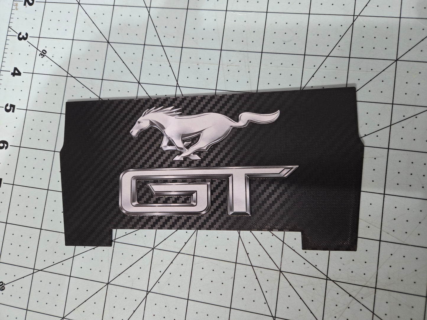 Ford 2024+ Dash Cubby Pad for Wireless Charger- Mustang and GT Logo