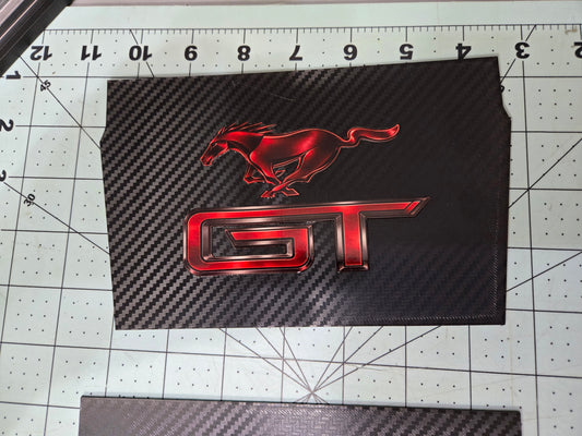 Ford 2024+ Dash Cubby Pad-Mustang and GT Logo