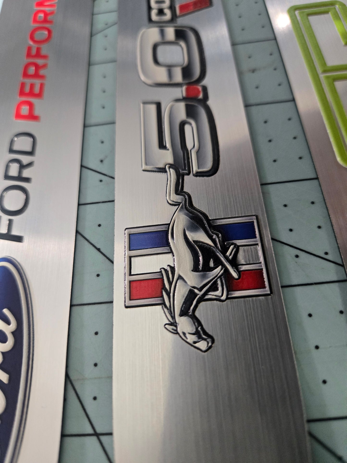 Ford Mustang Strut Tower Brace Badge