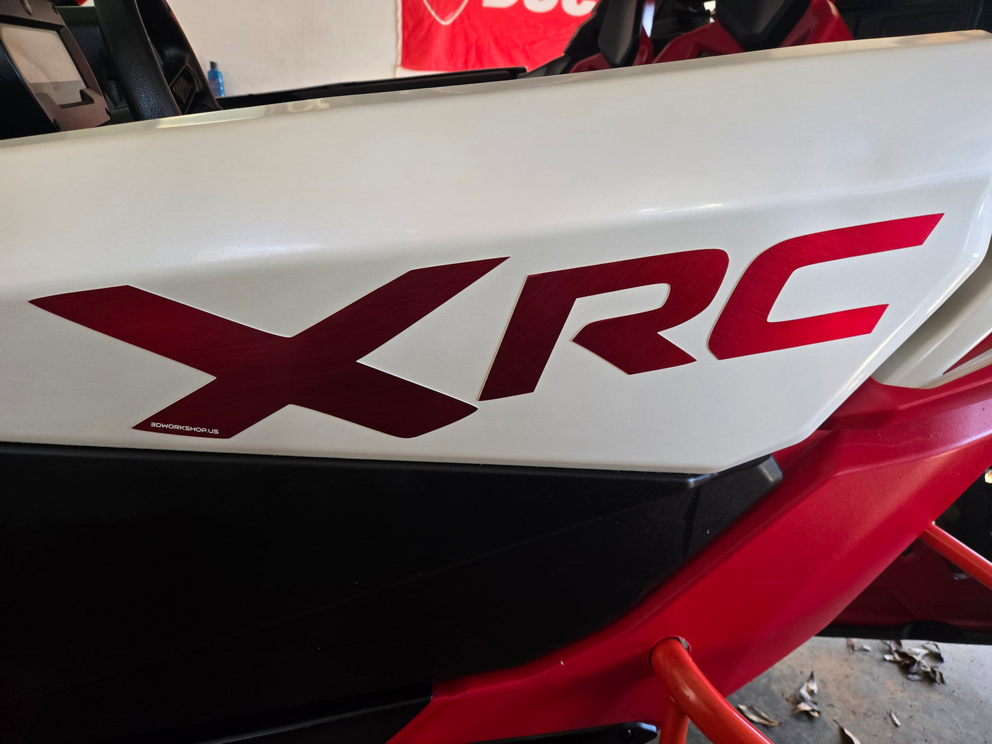 Can-Am Maverick X3 XRC 2 Seater Acrylic Badge & Graphic Kit (2017–2026) Tan Color
