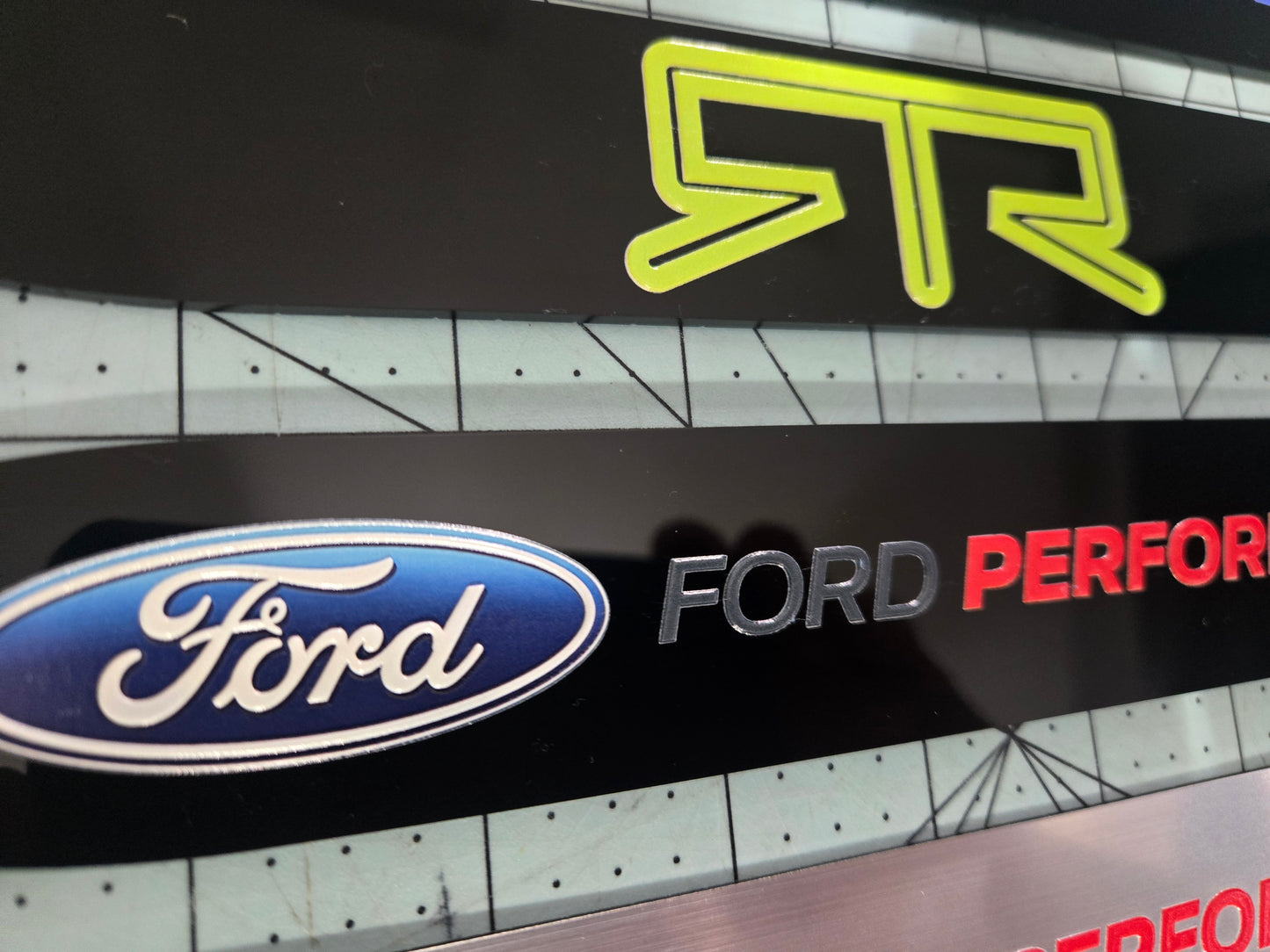 Ford Mustang Strut Tower Brace Badge