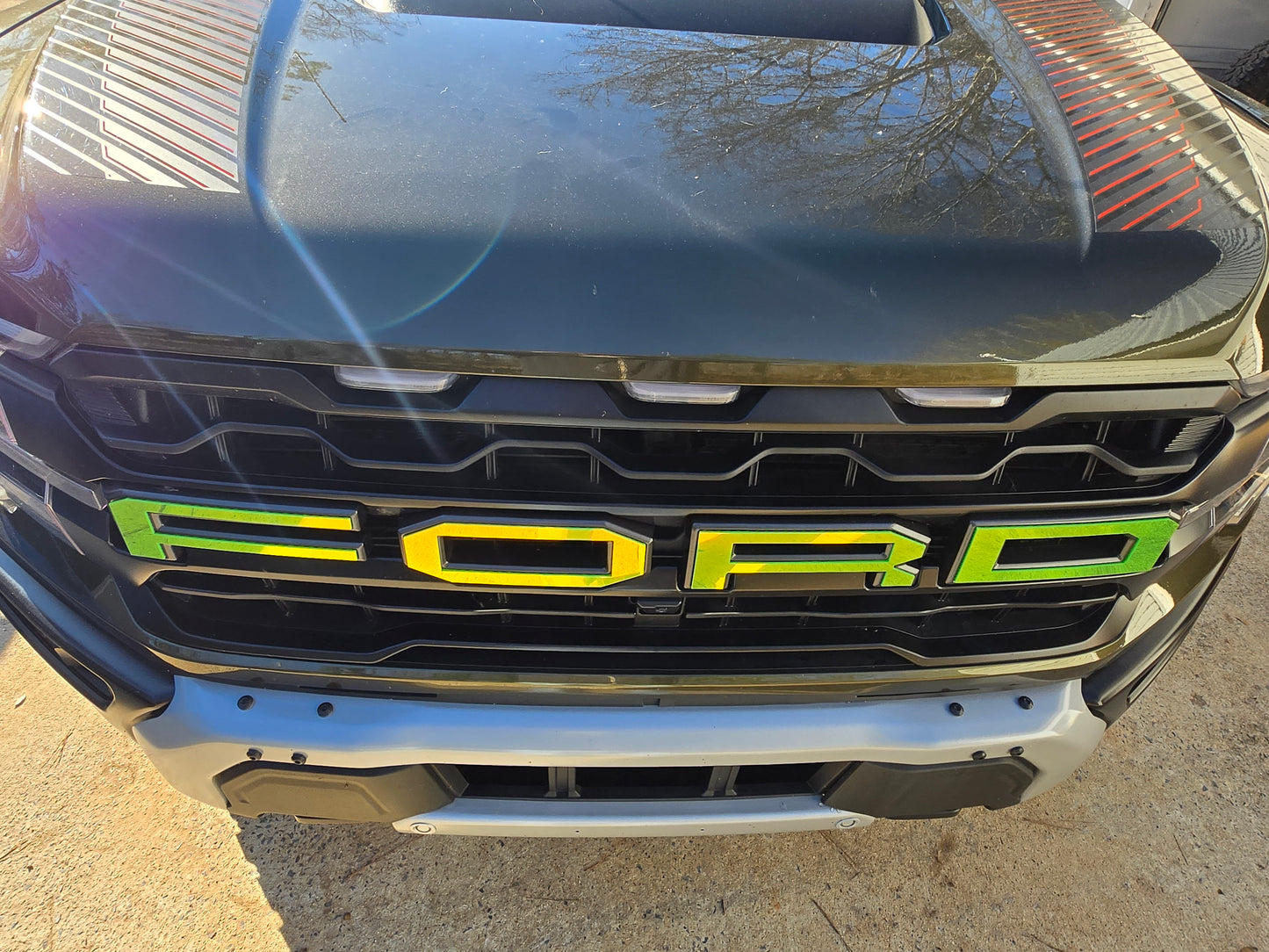 Laser-Cut Acrylic “FORD” Letters for GRILL  2021+ Ford F-150 Raptor