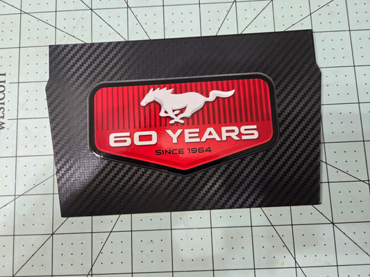 Ford 2024+ Dash Cubby Pad - 60 Years Logo
