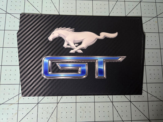 Ford 2024+ Dash Cubby Pad-Mustang and GT Logo