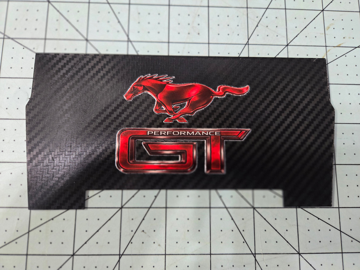 Ford 2024+ Dash Cubby Pad for Wireless Charger- Mustang and GT Logo