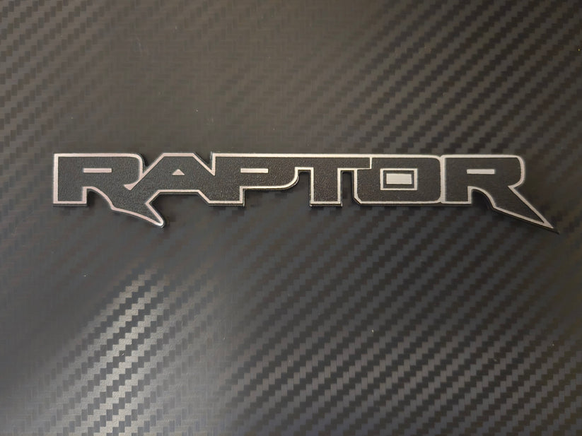 Ford Raptor Laser-Cut & Etched Emblem – 3D Workshop