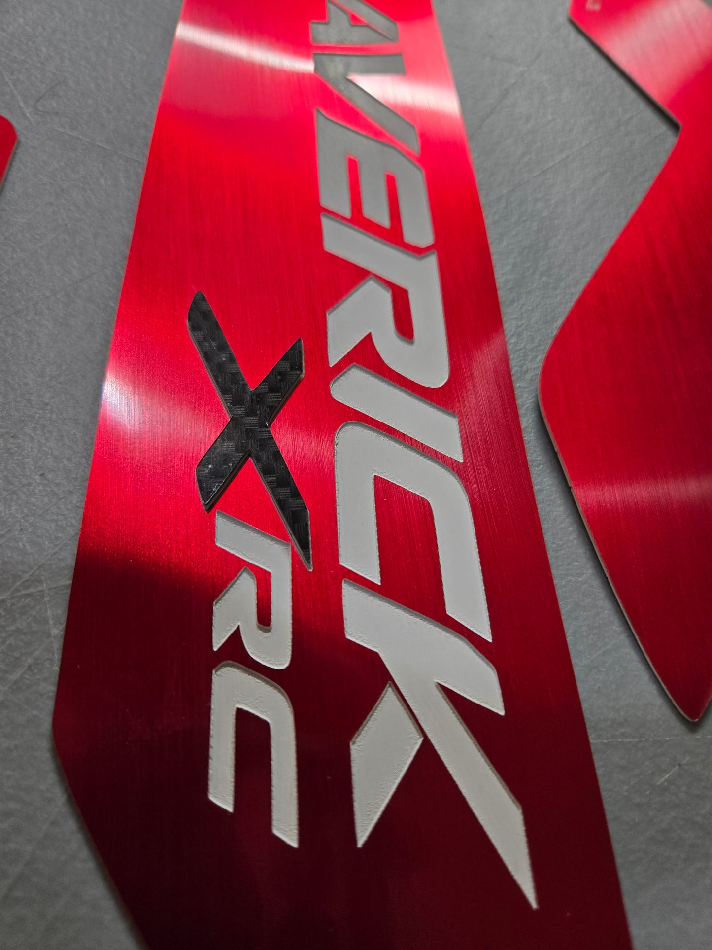 Can-Am Maverick X3 XRC 2 Seater Acrylic Badge & Graphic Kit (2017–2026) Red Color