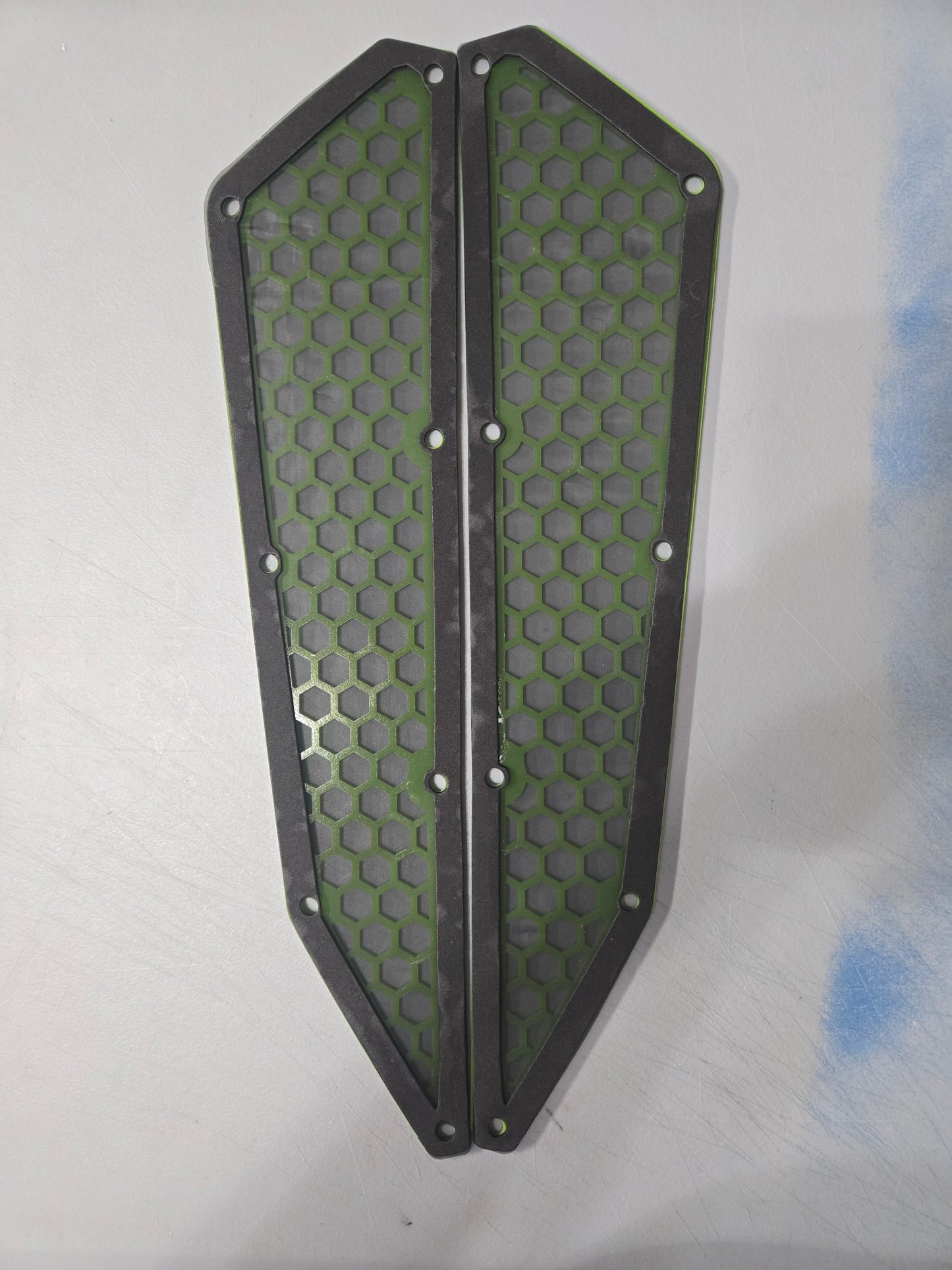 Kawasaki KRX 1000 Intake Vent Covers with FrogzSkin® Mesh