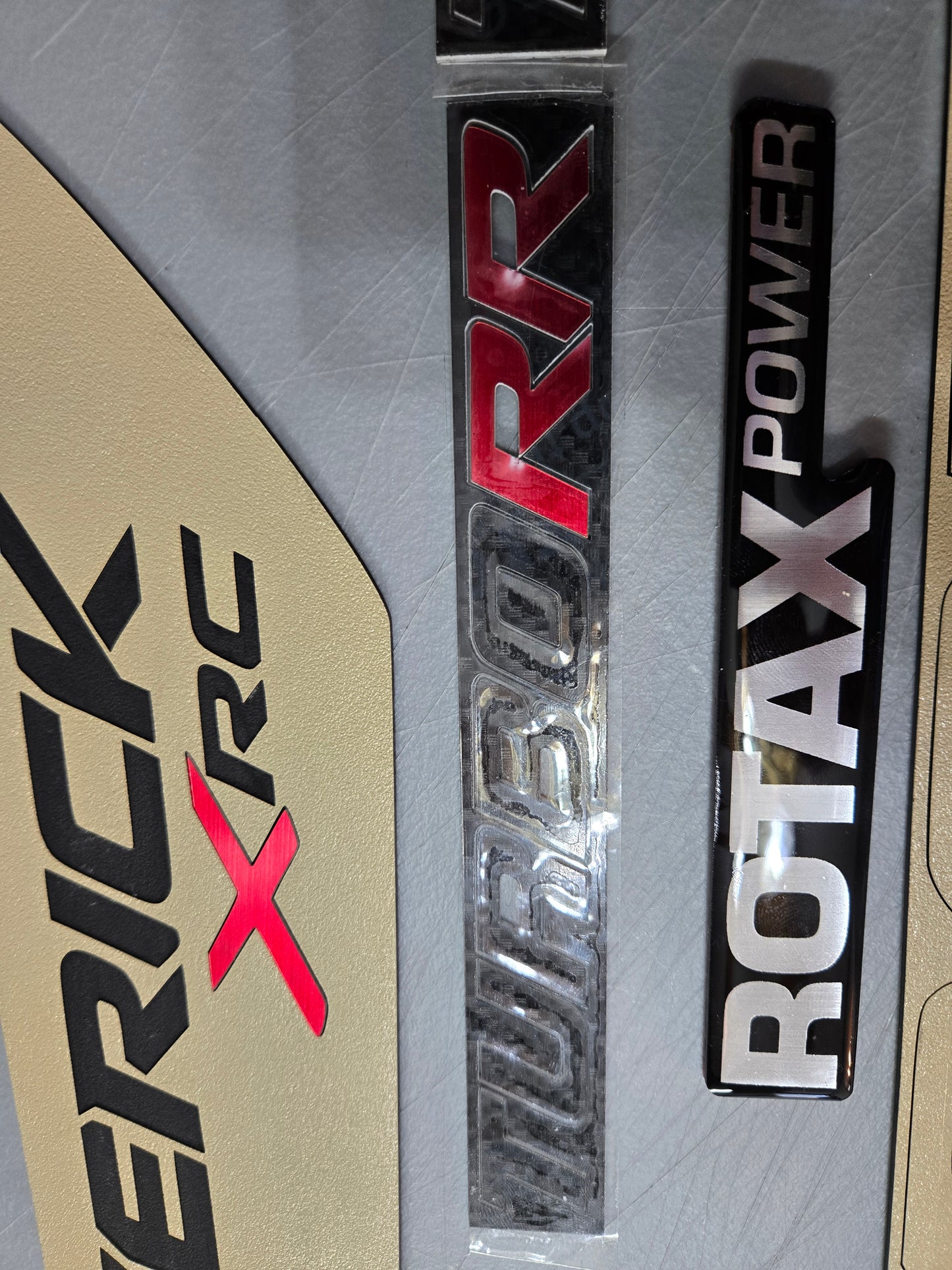Can-Am Maverick X3 XRC 2 Seater Acrylic Badge & Graphic Kit (2017–2026) Tan Color