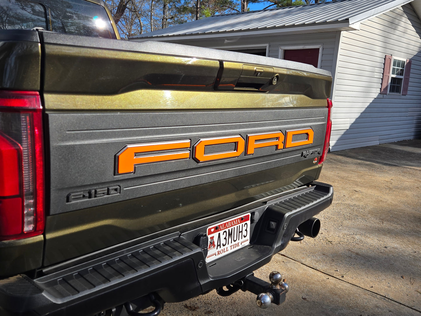 Laser-Cut Acrylic Tailgate “FORD” Letters  2021+ Ford F-150 Raptor