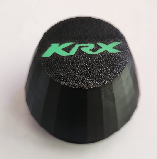 KRX1000 oem wheels center caps set of 4 Black caps with customizable KRX logo color