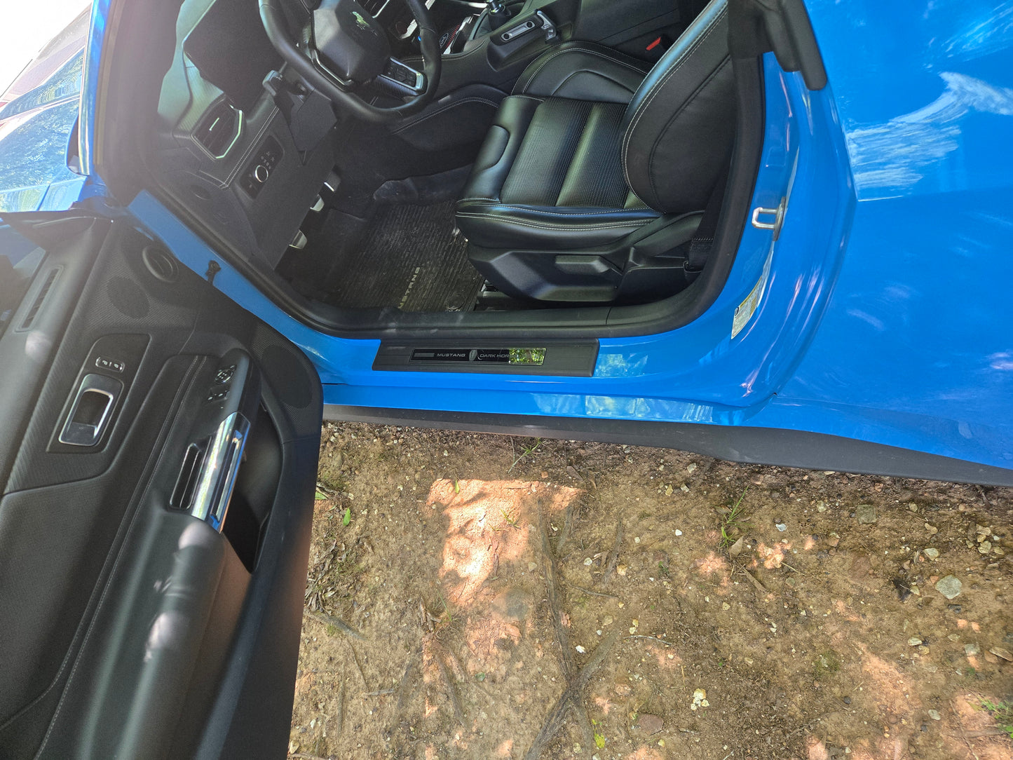 2024+ Mustang Dark Horse Door Sill Plates
