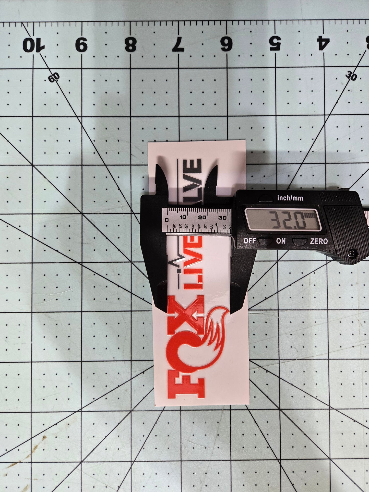 FOX Live Valve UV Printed Decals (Set of 2)
