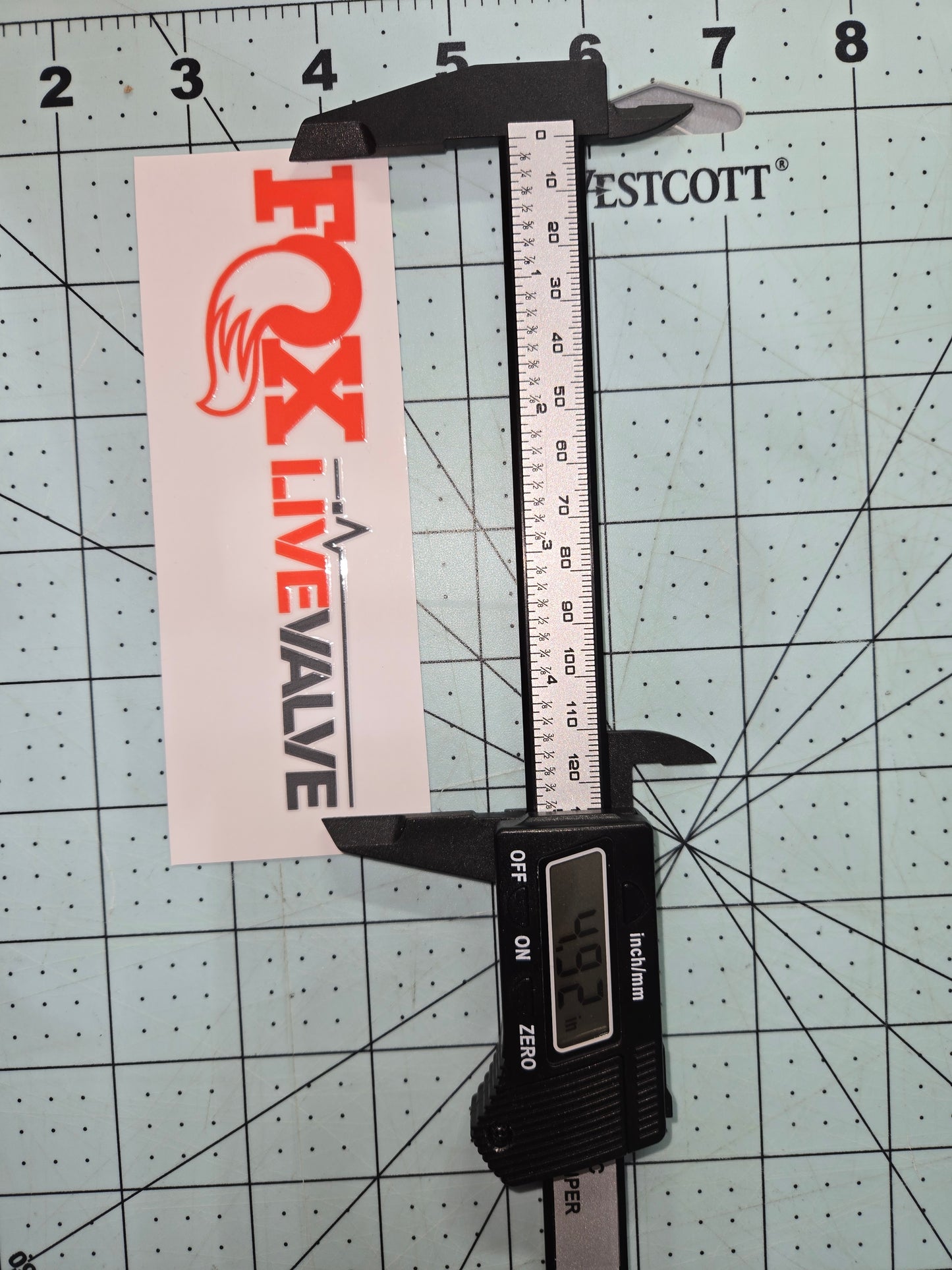 FOX Live Valve UV Printed Decals (Set of 2)