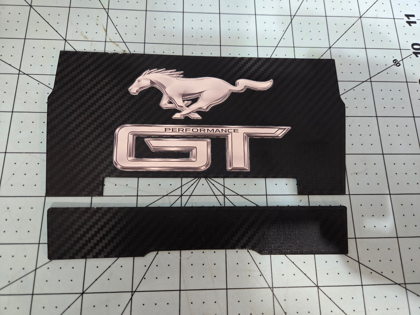 Ford 2024+ Dash Cubby Pad for Wireless Charger- Mustang and GT Logo