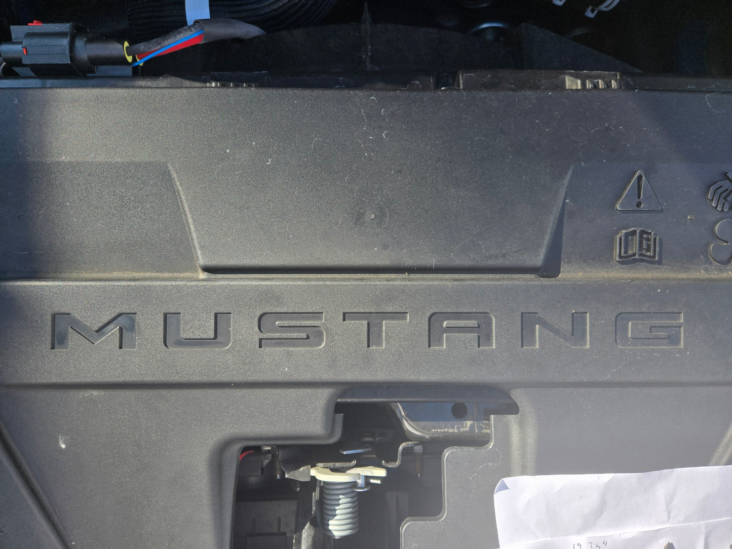 2024+ Ford Mustang Fan Shroud Acrylic Lettering – Custom Color | Premium 1/8" Acrylic