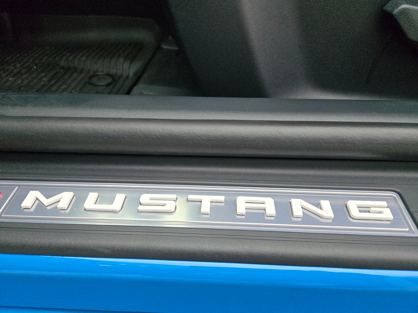 2024+ Ford Mustang Door Sill Pony and Mustang Letters