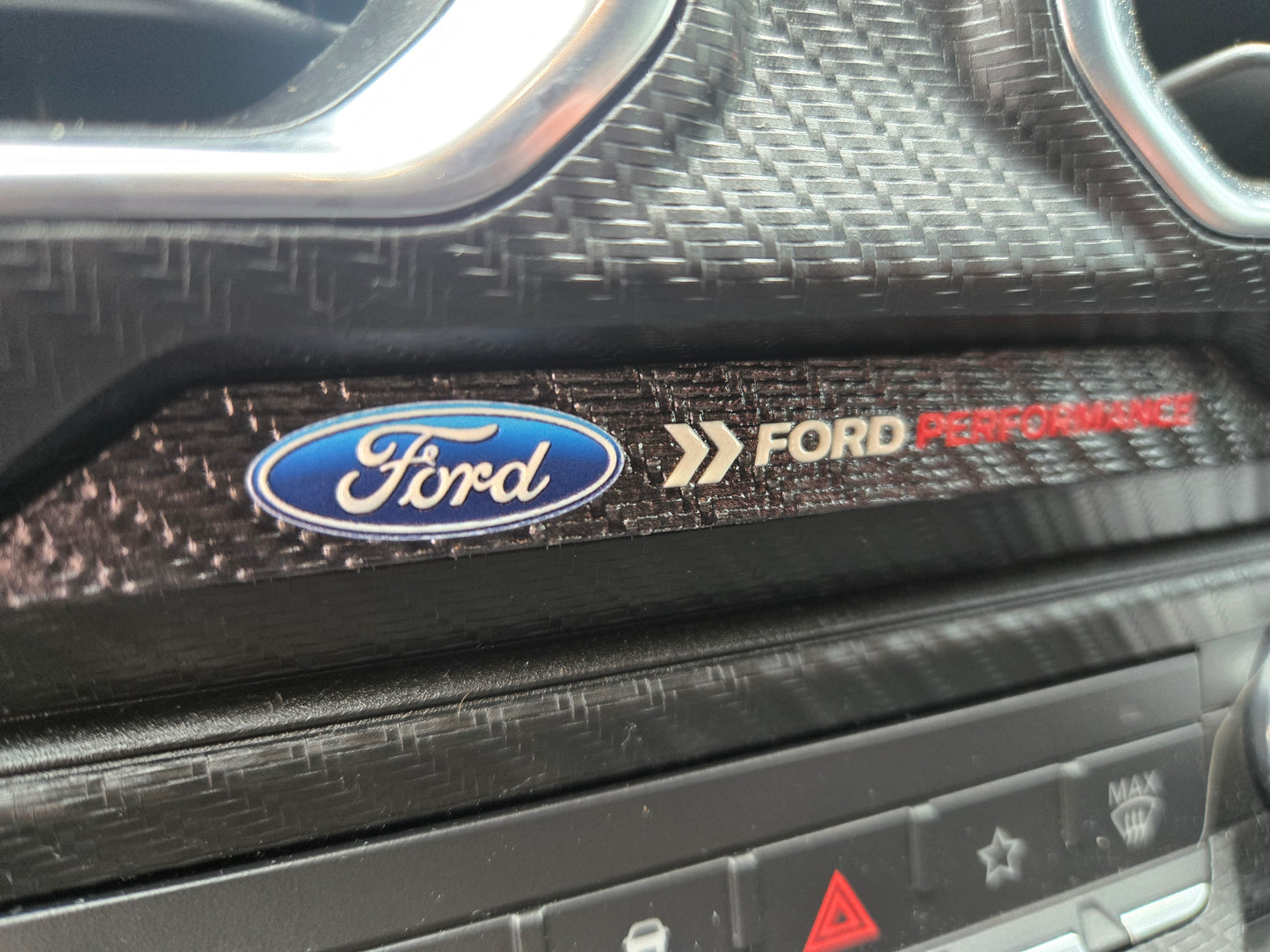 2024+ Ford Mustang Airbag Light Cover-Ford Performance logo